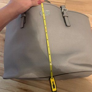 Gray Michel Kors Tote